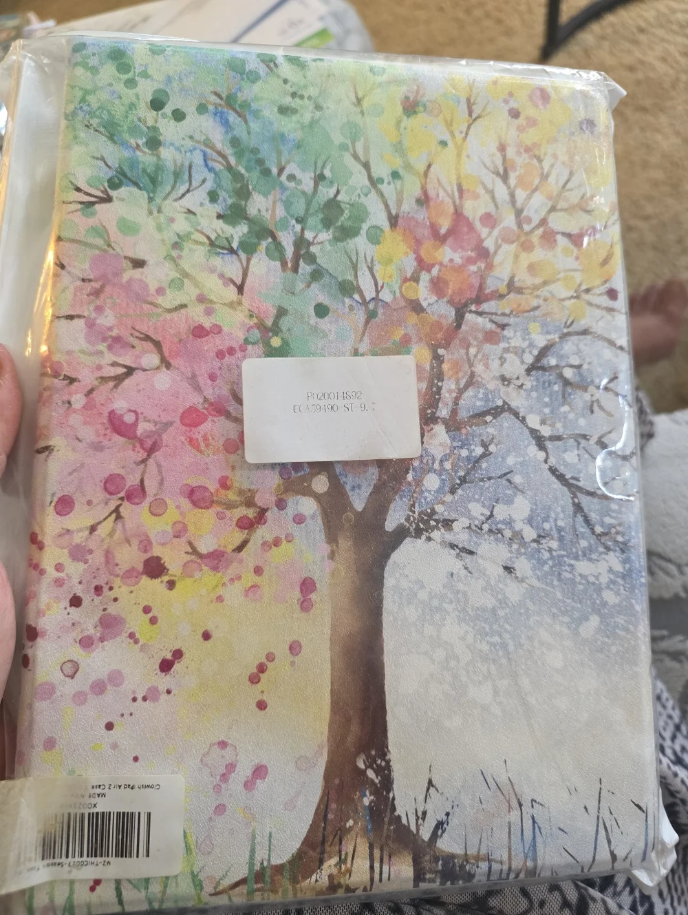 Pastel Multicolor Tree Art Print
